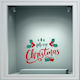 Christmas Sticker Merry Christmas 120cm X 87cm