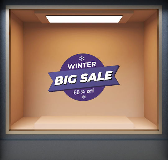 Winter Sales Sticker Winter Sales 20 80cm X 53cm