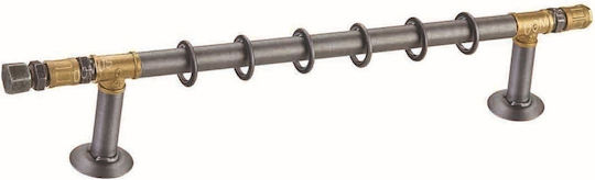 Enis by Domus Metallisches Vorhangstange Peskara Einzeln Φ25mm 160cm Peskara