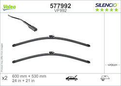 Valeo Silencio Xtrm Front Wiper Blade 600/530mm Spoiler 2pcs Mercedes Eqb Glb Jointless 08.19 Valeo Silencio Xtrm Front Wiper Blade 600/530mm Spoiler 2pcs Mercedes Eqb Glb Jointless 08.19