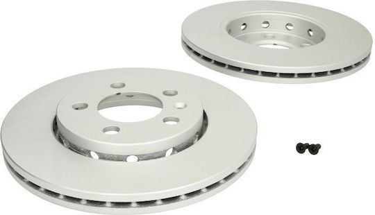 Ventilated Brake Disc Set Front Right Left Ferodo 256mm 5 Holes Audi A1 A2 A3 Seat Cordoba Ibiza Leon Toledo