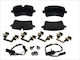 Textar Rear Disc Brake Pads Set Audi A8 D4 2.0-6.3 11.09-01.18 Height 59.5 Mm Width 116.6 Mm Thickness 17.5 Mm