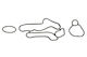 Oil Radiator Gasket Set Ajusa