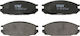 Trw Automotive Rear Disc Brake Pad Set Nissan Patrol Gr Iv Vanette 2.0d-4.2d Height 50.5mm Width 127.8mm Thickness 19.0mm