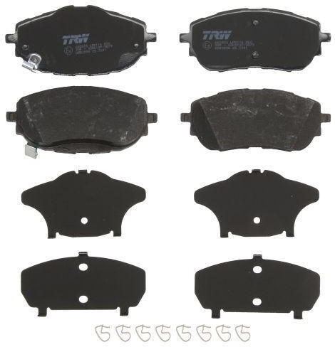 Front Disc Brake Pads Set Trw Automotive for Toyota Auris Corolla 1.2-1.8h 10.12-08.19 Height 57.1mm Width 134.2mm Thickness 18.6mm