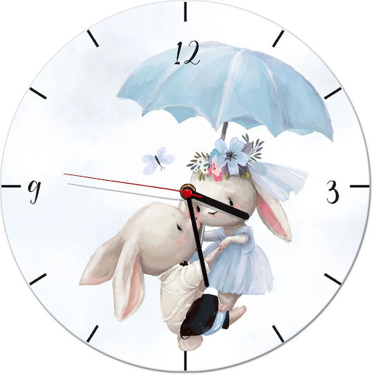 Wanduhr Hasen Kinder Wanduhr Wanddekoration Kinderzimmer