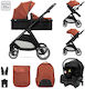 Lorelli Aspen Adjustable 3 in 1 Baby Stroller S...