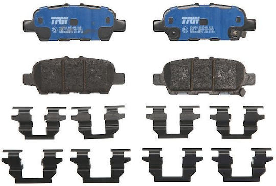 Set Plăcuțe De Frână Spate Nissan Leaf Nv200 Evalia 11 10 Trw Automotive Înălțime 39mm Lățime 105 5mm Grosime 14mm