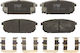Trw Automotive Rear Brake Pad Set Supplements Kia Sorento I 2.4-3.5 08.02 Height 47mm Width 118.2mm Thickness 15.8mm