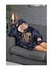 Harry Potter Vuddie Pătură Polar Fleece Cu Mâneci 80x93 cm Albastră