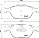 Brembo Disc Brake Pads Set Ford Focus I Tourneo Transit Connect Front 63mm 67mm 157mm Thickness 18mm Without Accessories Piston Clip