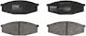Set Plăcuțe De Frână Disc Partea Din Față Trw Nissan 280zx Zxt Patrula Toyota Coroană Înălțime 53.4mm Lățime 142.0mm Grosime 17.0mm