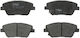 Set Plăcuțe de Frână Pentru Kia Optima 1.7d 2.0 2.4 06.10 Trw Automotive Înălțime 59.0mm Lățime 132.6mm Grosime 17.4mm