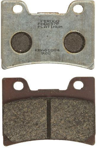 Ferodo Disc Brake Pads Set Yamaha Fzr 1000 Ms-up 91-94 Fzr600r Front Pads 74.8mm Height 55.0mm Length 10.9mm Thickness