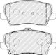 Front Brake Pad Set Kia Picanto Iii 1.0/1.2 03.17 Ferodo Height 55.3 Mm Width 121.6 Mm Thickness 17.5 Mm
