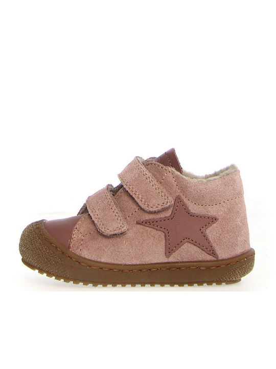 Naturino Kids Suede Boots Pink