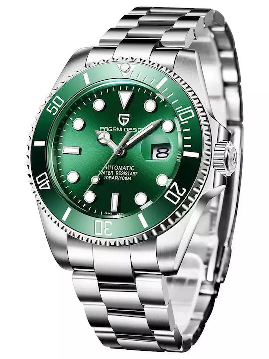 Men's Watch Pagani Design Submariner Mechanical...