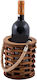Wooden Bottle Case Brown