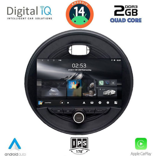 Digital IQ Автомобилна Аудио Система (Блутут/USB/AUX/WiFi/GPS/Apple-Carplay/Android-Auto) с Тъчскрийн 9"