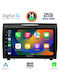 Digital IQ Auto-Audiosystem für Mercedes-Benz SLK remains the same in German 2004-2010 (Bluetooth/USB/AUX/WiFi/GPS/Apple-Carplay/Android-Auto) mit Touchscreen 9"