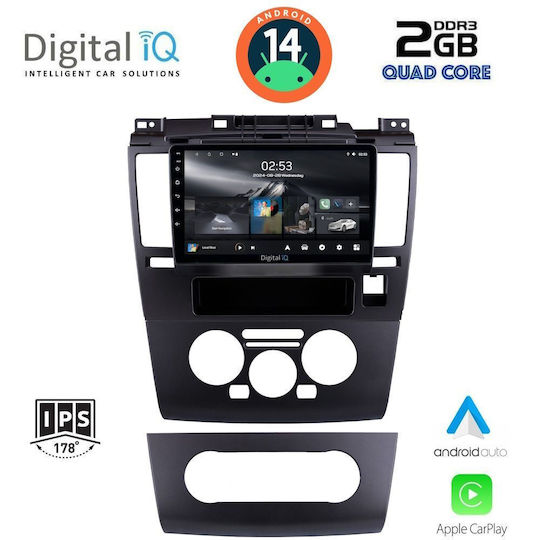 Digital IQ Автомобилна Аудио Система (Блутут/USB/AUX/WiFi/GPS/Apple-Carplay/Android-Auto) с Тъчскрийн 9"