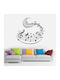 Wandsticker Fliegende Noten 90cm x 95cm