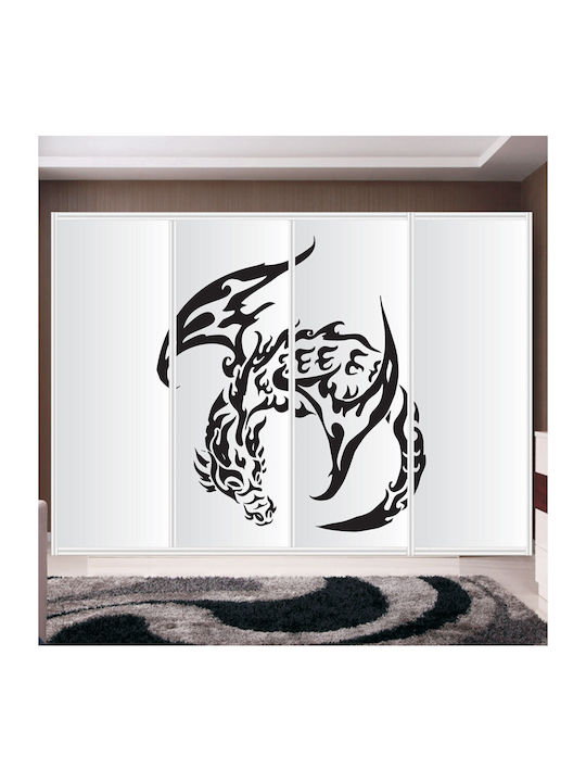 Αυτοκόλλητο Ντουλάπας Dragon 100cm X 110cm