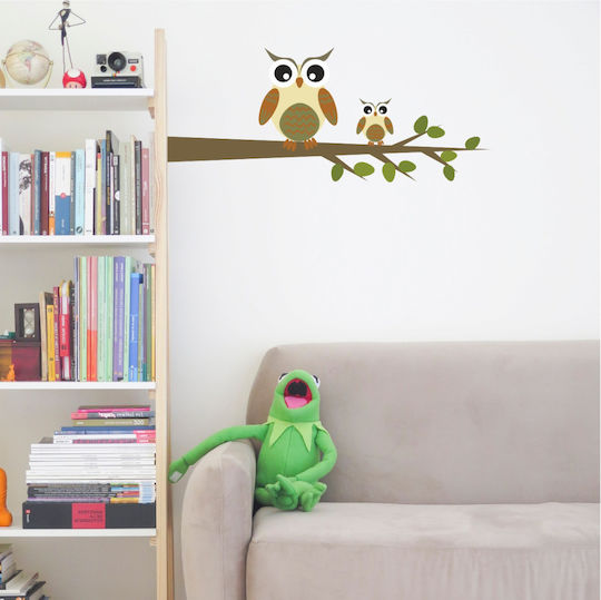 Eulenast Wandsticker 80cm x 32cm