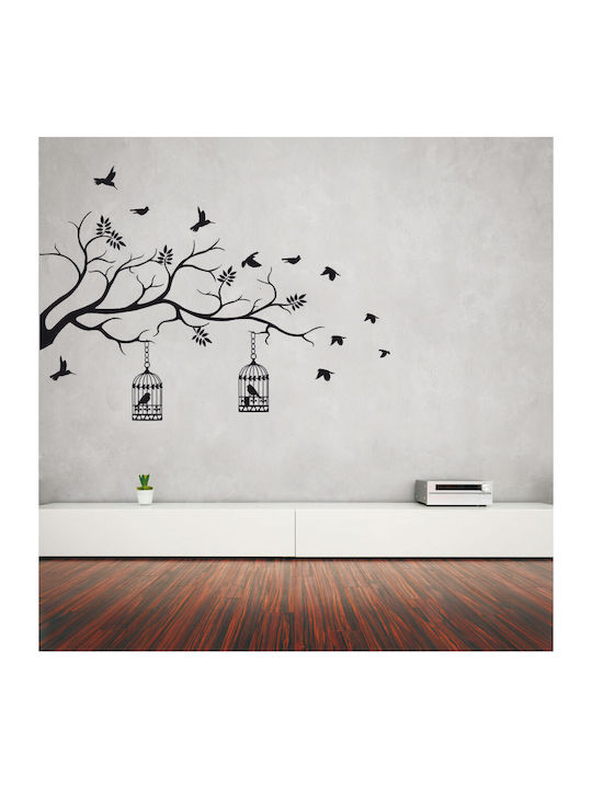 Wall Sticker Birds Branches 01 60cm X 45cm