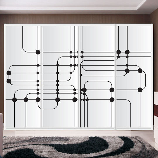 Стикер за гардероб Circuit 60см X 45см
