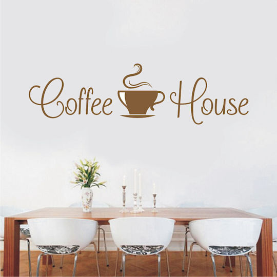 Wall Sticker Coffee House 50cm X 14cm