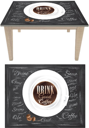 Αυτοκόλλητο Τραπεζιού Drink Good Coffee 60cm X 40cm