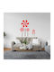 Wall Sticker Windflowers 50cm X 50cm