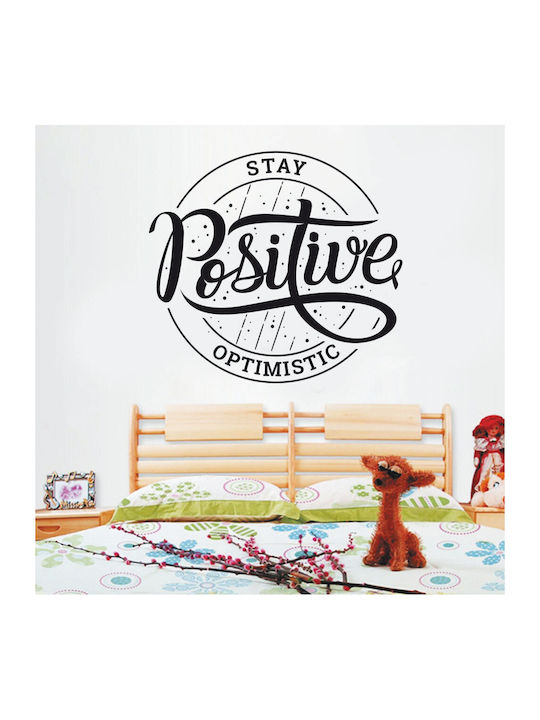 Wall Sticker Stay Positive 60cm X 60cm