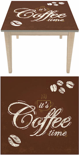 Kaffeepause Tischaufkleber 5 60cm x 60cm