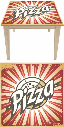 Autocolant de Masă Pizza 3 60cm X 60cm