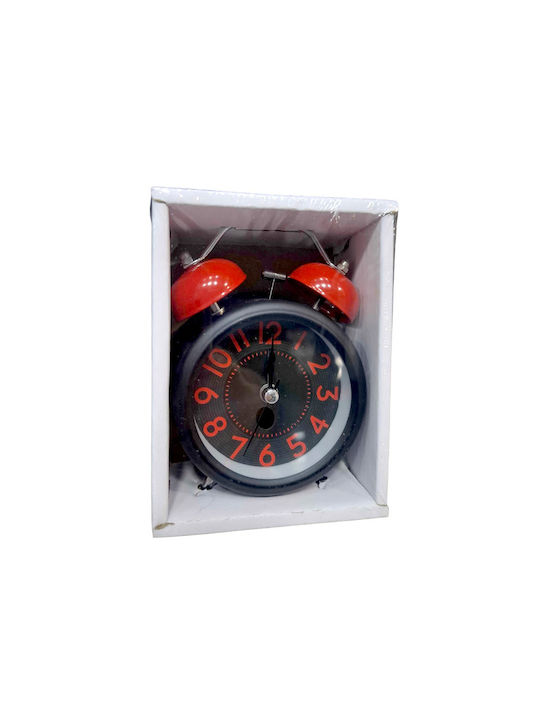 Tischuhr mit Wecker Rot 301103_r
