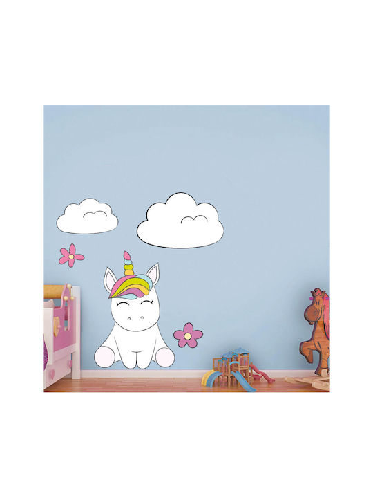 Sticker de Perete pentru Copii Unicorn Dulce 60cm X 60cm
