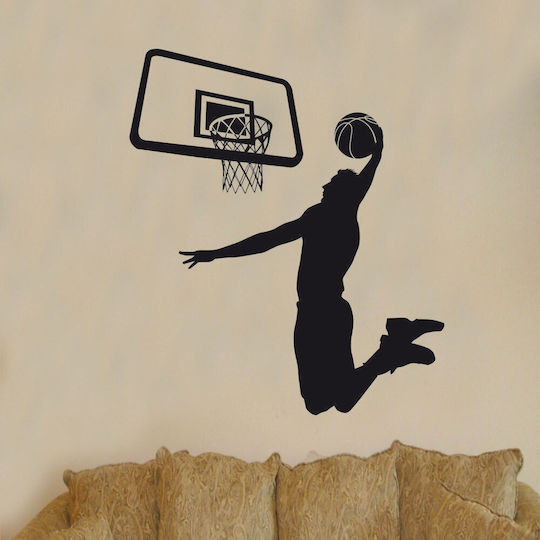 Αυτοκόλλητο Τοίχου Basketball 03 120cm X 130cm