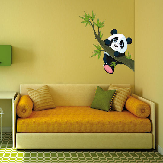 Kinder Wandsticker Glücklicher Panda 95cm x 95cm