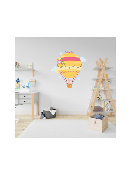 Hot Air Balloon Animals Wall Sticker 6 80cm X 85cm