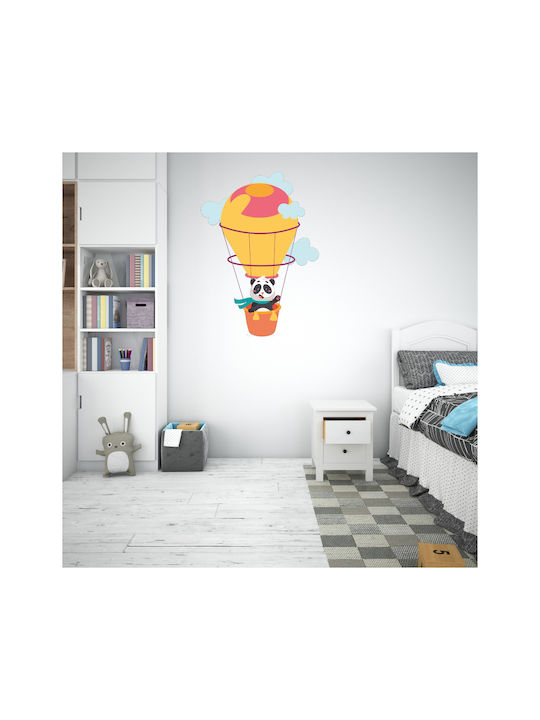 Panda Hot Air Balloon Wall Sticker 50cm X 35cm