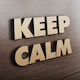 MDF Wooden Design Keep Calm 85cm X 49cm