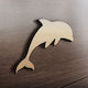 MDF Wooden Dolphin Design 50cm X 34cm