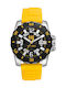 CAT Barricade Men's Watch Battery with Yellow Metal Bracelet