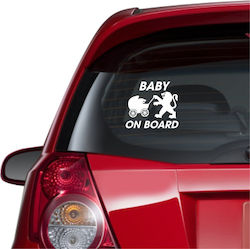 Peugeot Baby an Bord Autoaufkleber 25cm x 22cm