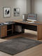 Besprechungstisch Oscar Holz Walnut-carbonate 220x180x76cm