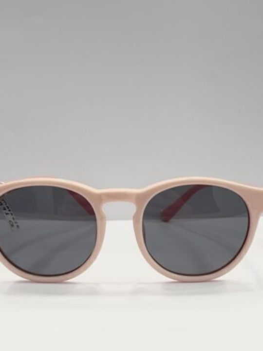 Marasil Στρογγυλά Παιδικά Γυαλιά Ηλίου με Polarized Φακό Ροζ