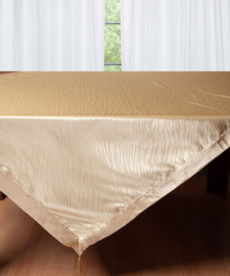 Silk Fashion Tischtuch 2009 Gold 130x160cm