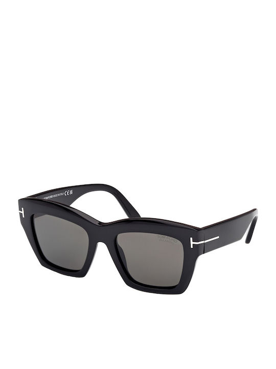 Tom Ford Women's Sunglasses with Black Horn-Rim...